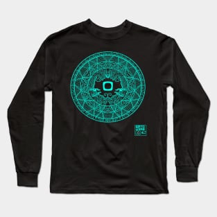 6AT0 Aztec Wheel (Turquoise) Long Sleeve T-Shirt